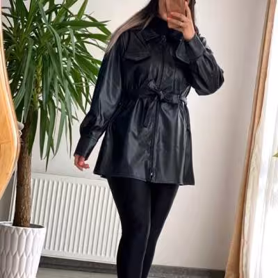 کت چرم تو کرکی کد 9949