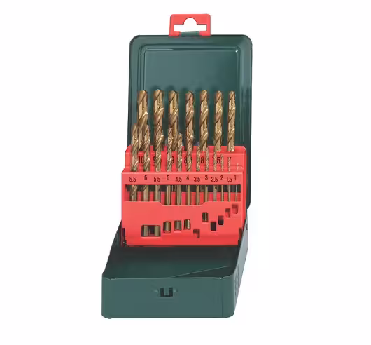 مجموعه 19 عددی مته تیتانیوم متابو مدل 627156