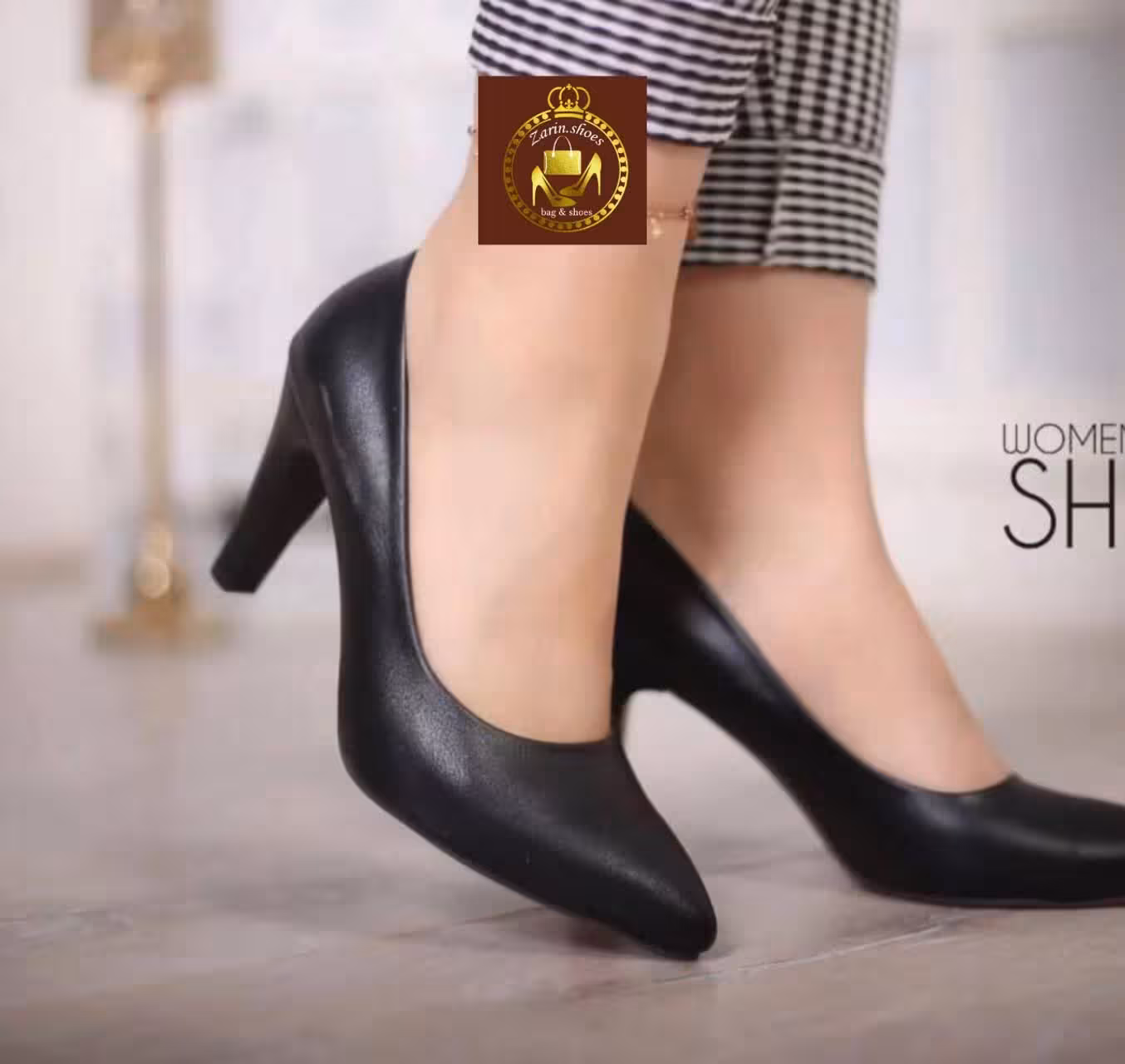 کفش پاشنه هفت سانت زنانه رودشگاه