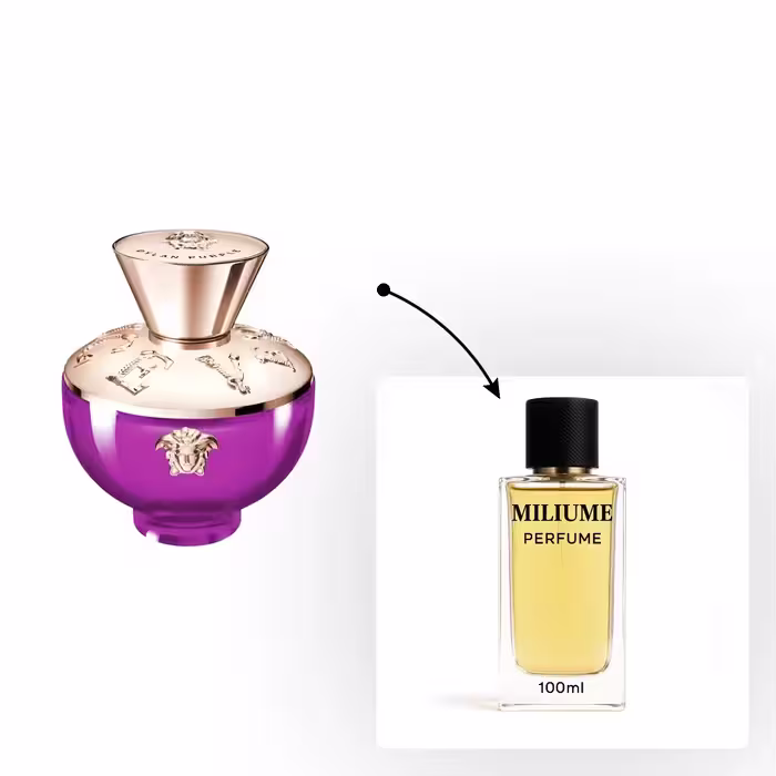اسانس عطر Versace Dylan Purple برند sfa - کد 1659 - ورساچه دایلان پرپل زنانه 100ML - میلیوم پرفیوم