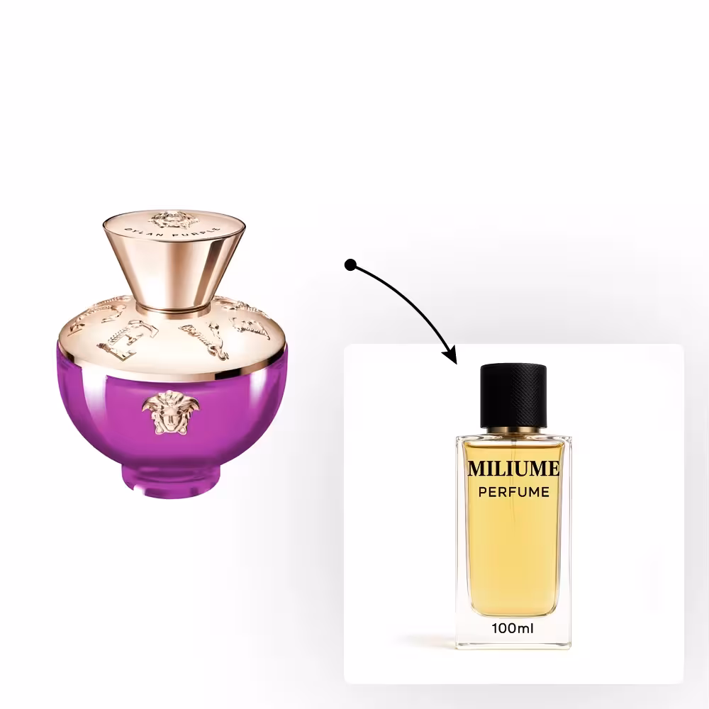 اسانس عطر Versace Dylan Purple برند sfa - کد 1659 - ورساچه دایلان پرپل زنانه 100ML - میلیوم پرفیوم