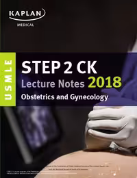خرید و دانلود نسخه کامل کتاب USMLE Step 2 CK Lecture Notes 2018: Obstetrics/Gynecology