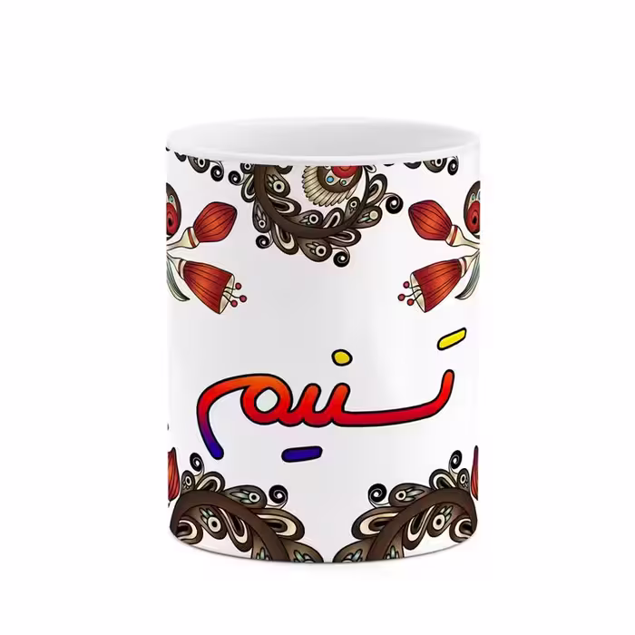 خرید ماگ-لیوان    اسم تسنیم  سنتی گل و بته کد mgh44562
