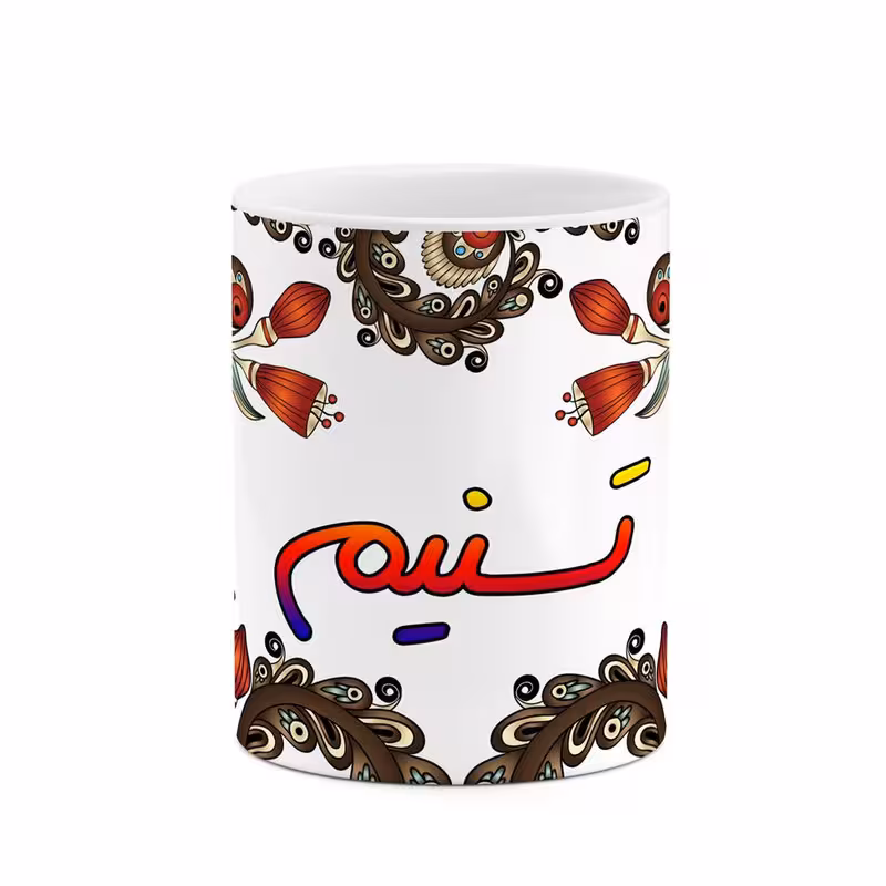 خرید ماگ-لیوان    اسم تسنیم  سنتی گل و بته کد mgh44562
