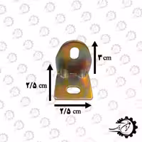 گونیا 2 پیچ متوسط طلایی ورق 1/5 (کیسه 1000 عددی)