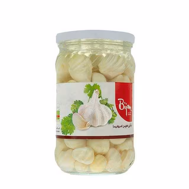 ترشی سیر مروارید بیژن 680 گرمی