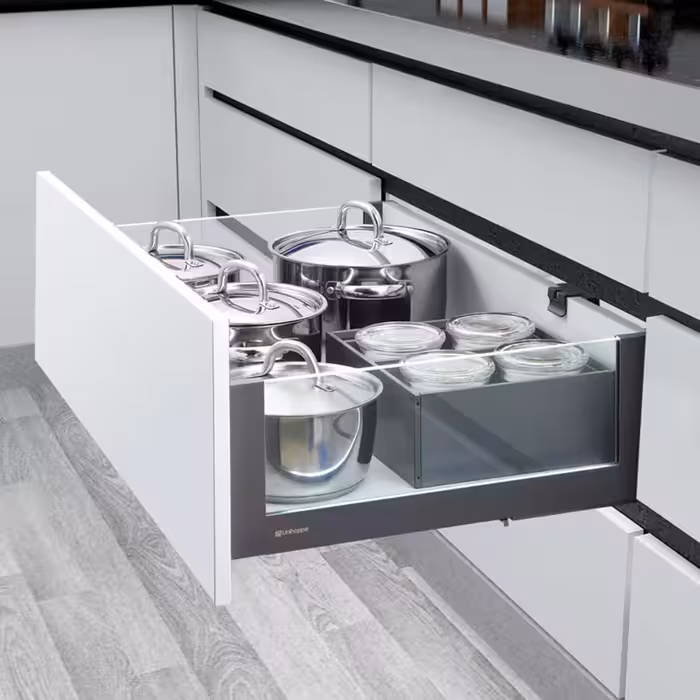 ریل مجیک باکس بلند با بدنه شیشه LED یونی هوپر