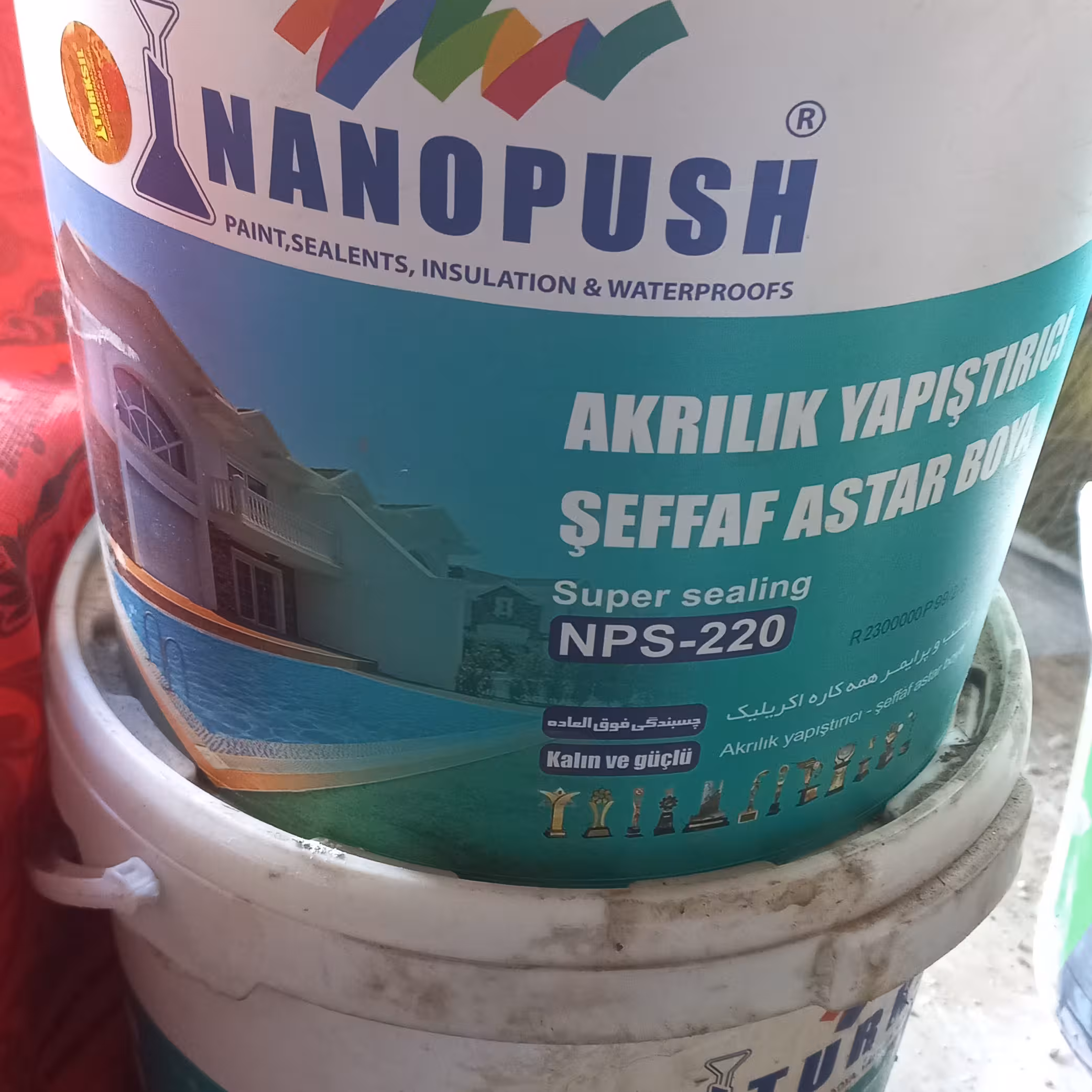  چسب وپرایمر همه کاره اکریلیک نانو پوش  ترکیش Nps220