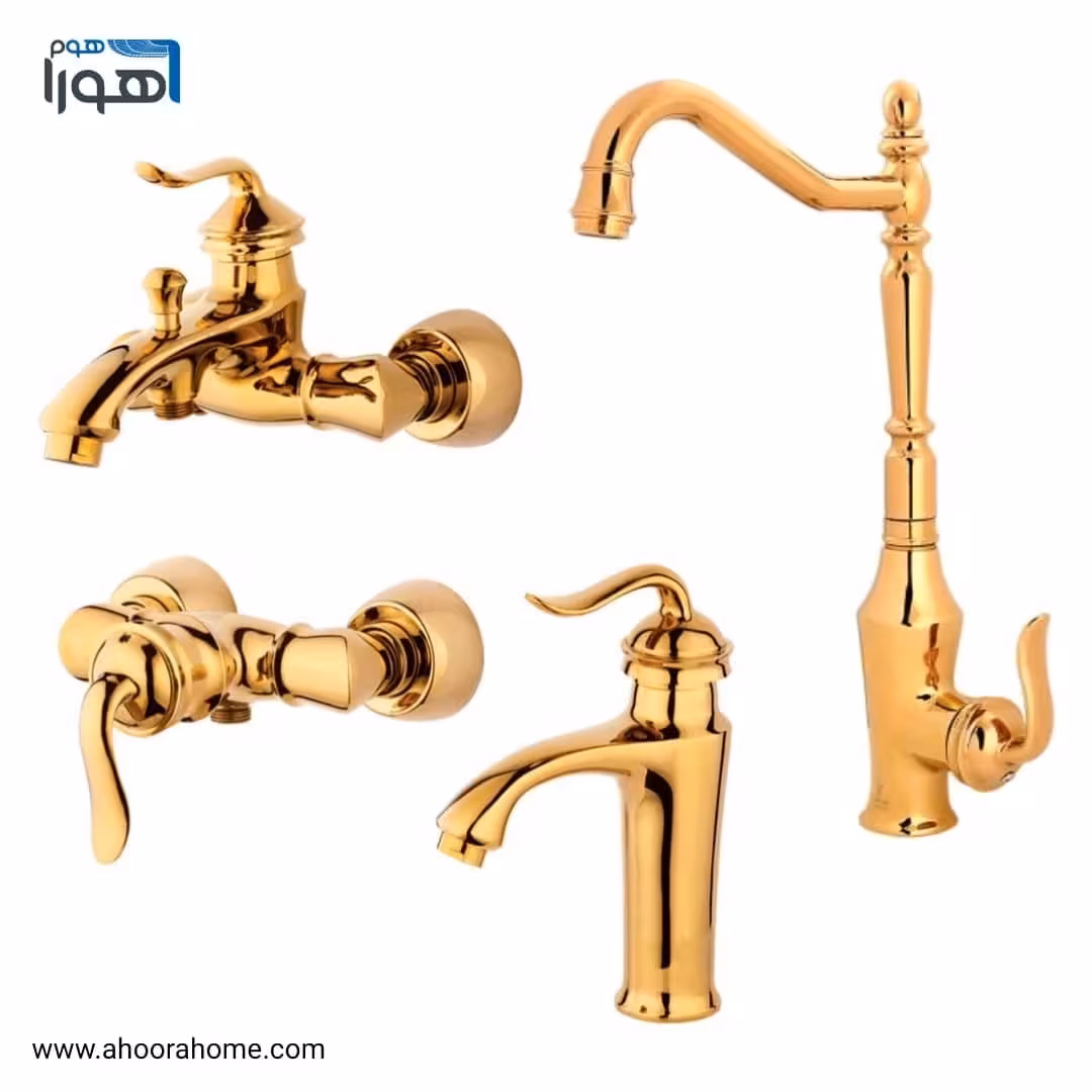 شیر آلات مدل بامبو قاجاری طلایی