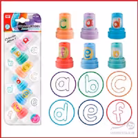 بلیستر شش عددی مهر  طرح حروف الفبا مدل pm194-04