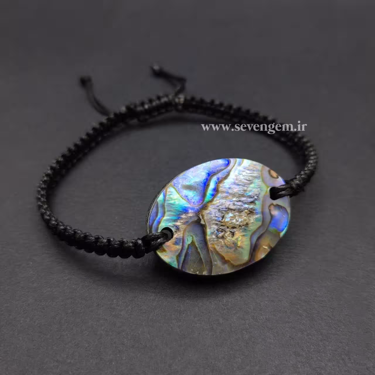 دستبند بافت صدف آبالون (کد106)