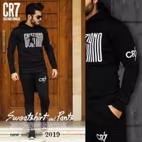 ست سویشرت و شلوار مدل CR7 (مشکی)