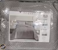 روتختی یک نفره مخمل برند Toyoترک (دو تکه - طوسی تیره )