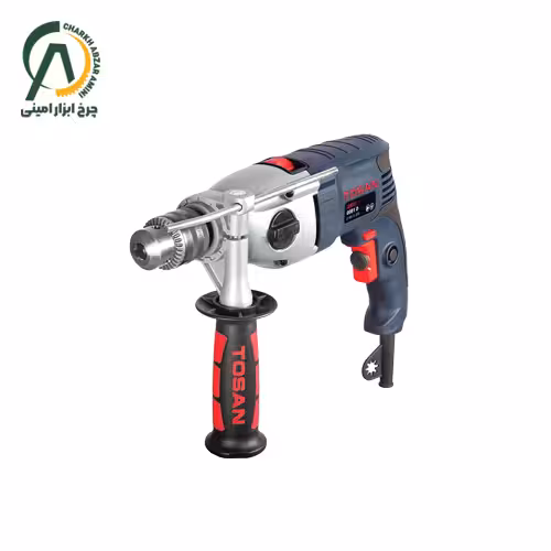 دریل گیربکسی چکشی توسن پلاس مدل 0081D