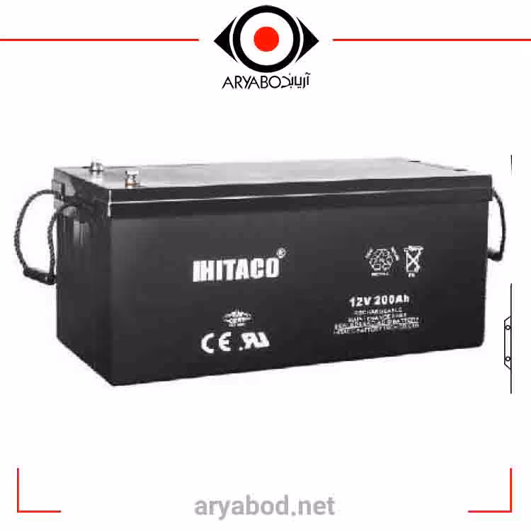 باتری یو پی اس 12ولت 200آمپر ساعت هیتاکو HITACO