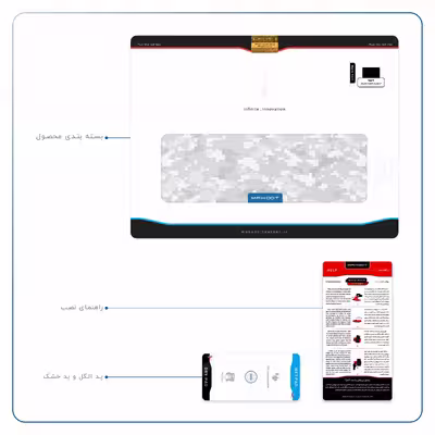 برچسب پوششی ماهوت مدل Army-Snow-Pixel مناسب برای تبلت اپل iPad 9.7 (GEN 5) 2017 A1822