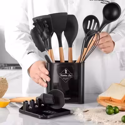 سرویس کفگیر و ملاقه 13 پارچه کیچن ست مدل UNT46