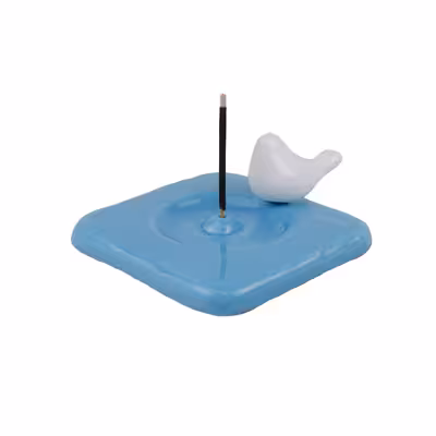 جاعودی سرامیکی طرح پرنده مدل مربع