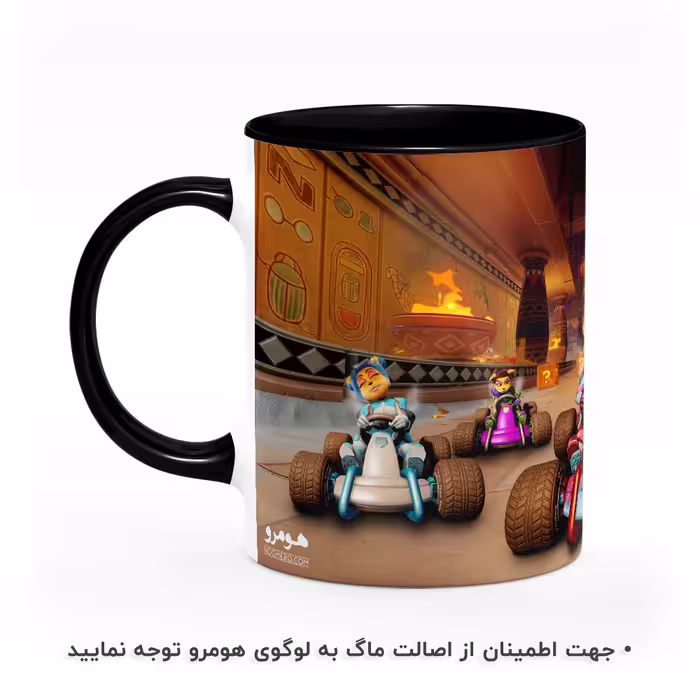 ماگ هومرو طرح کراش باندیکوت مدل MG3620