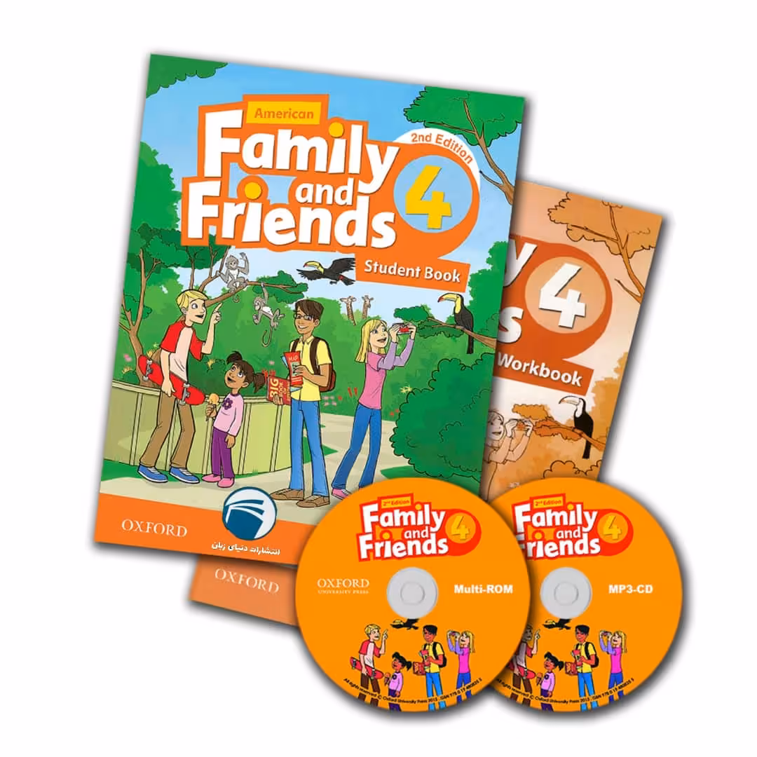 کتاب American Family and Friends 4 Second Edition اثر Naomi Simmons انتشارات دنیای زبان