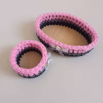 سبد قلاب بافی تریکو کد bs04 مجموعه 2 عددی