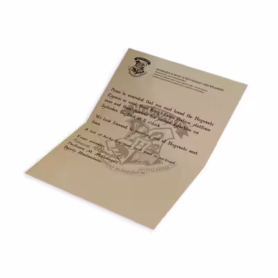 اسباب بازی زینتی فانتازیو مدل نامه هاگوارتز هری پاتر  سال دوم