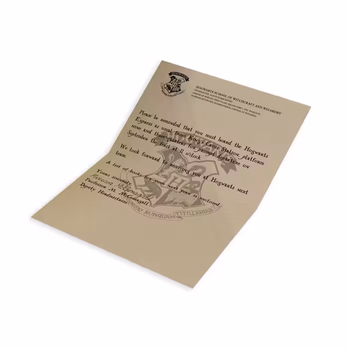 اسباب بازی زینتی فانتازیو مدل نامه هاگوارتز هری پاتر  سال دوم