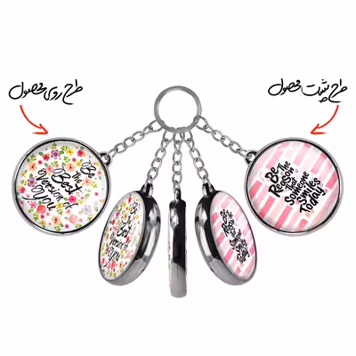 جاکلیدی خندالو طرح Be the Best Version Of You مدل دوطرفه کد 27362739 