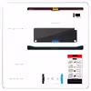 برچسب پوششی ماهوت مدل Graphite Buffalo Leather مناسب برای تبلت سامسونگ Galaxy Tab A 9.7 2015 T550