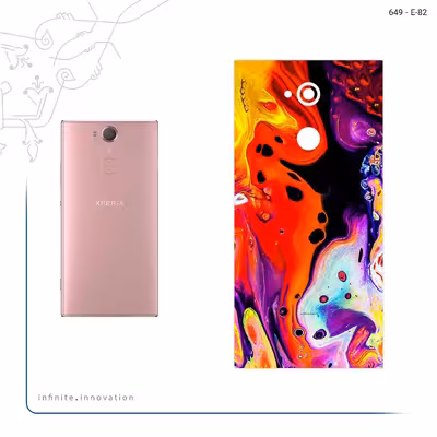برچسب پوششی ماهوت مدل Abstract Oil Art مناسب برای گوشی موبایل سونی Xperia XA2 Ultra