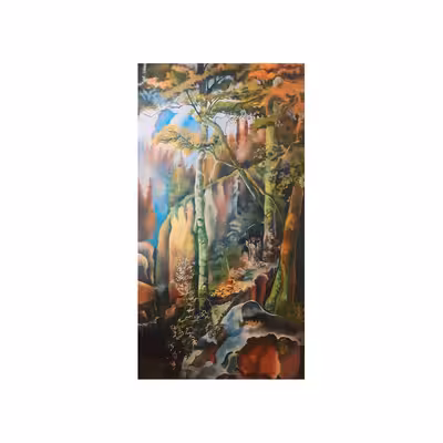 تابلو نقاشی رنگ روغن مدل طبیعت کد 963 