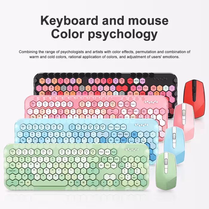 کیبورد و ماوس بی سیم مافی مدل Honey Plus