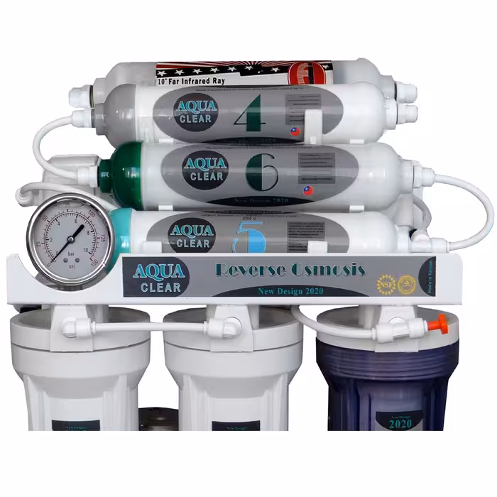 دستگاه تصفیه کننده آب آکوآ کلیر مدل NEW DESIGN2020 - GTL8 به همراه فیلتر تصفیه آب مجموعه 4 عددی