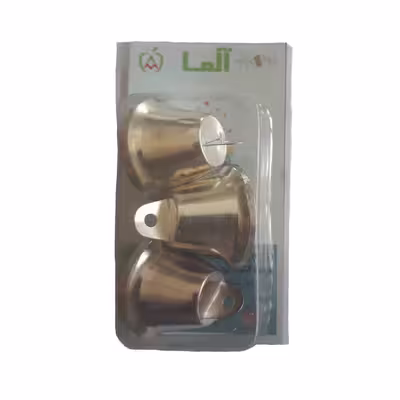 ملزومات عروسک سازی آلما مدل زنگوله کد za03 بسته 3 عددی