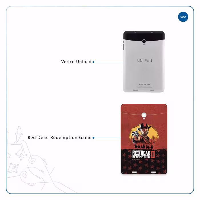 برچسب پوششی ماهوت مدل Red-Dead-Redemption-Game مناسب برای تبلت وریکو Unipad