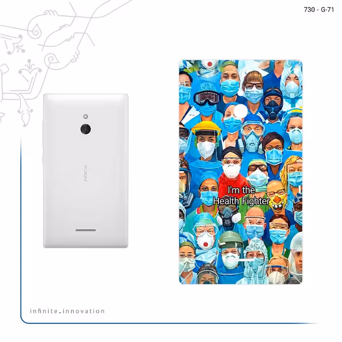 برچسب پوششی ماهوت مدل Nurse مناسب برای گوشی موبایل نوکیا XL