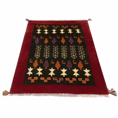 گبه دستباف یک متری سی پرشیا کد 122448