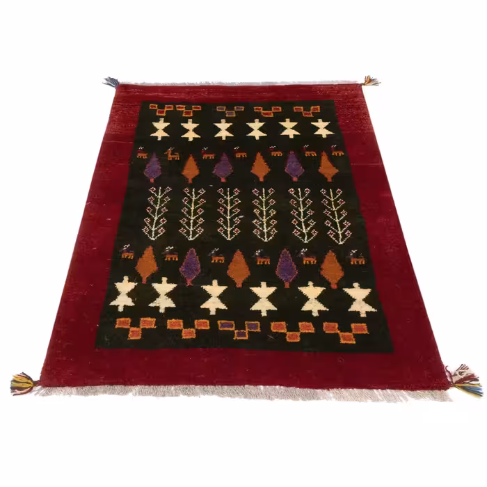 گبه دستباف یک متری سی پرشیا کد 122448