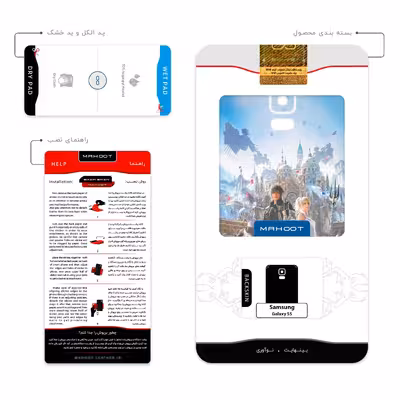 برچسب پوششی ماهوت مدل Final Fantesy Game Series مناسب برای گوشی موبایل سامسونگ Galaxy S5