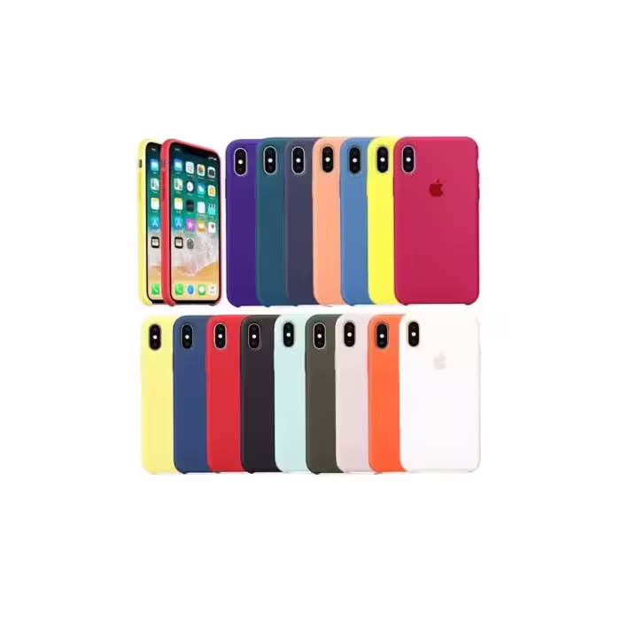 کاور مدل silicon اورجینال مناسب برای گوشی موبایل اپل iPhone X / XS