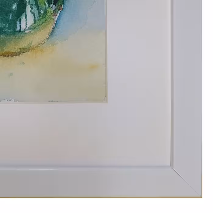 تابلو نقاشی آبرنگ طرح گل شمعدانی کد 30