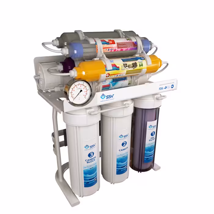 دستگاه تصفیه کننده آب اس اس وی مدل SuperTec 2W X900 به همراه شیر دوکاره