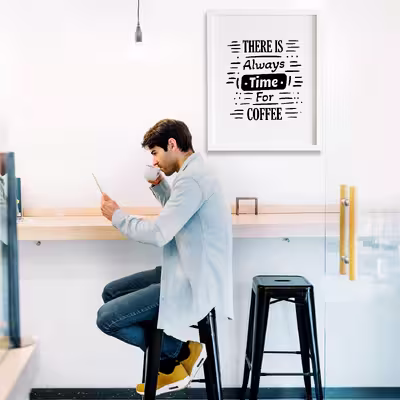 تابلو مدل نوشته انگلیسی طرح COFFEE کد 316