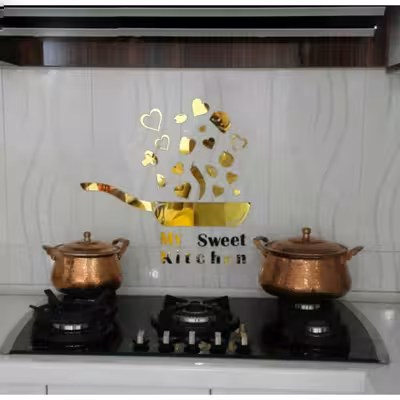 آینه دکوراتیو طرح آشپزخانه 