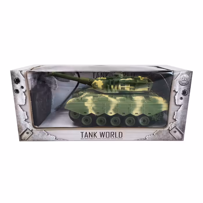 تانک بازی کنترلی شارژی مدل Tank World