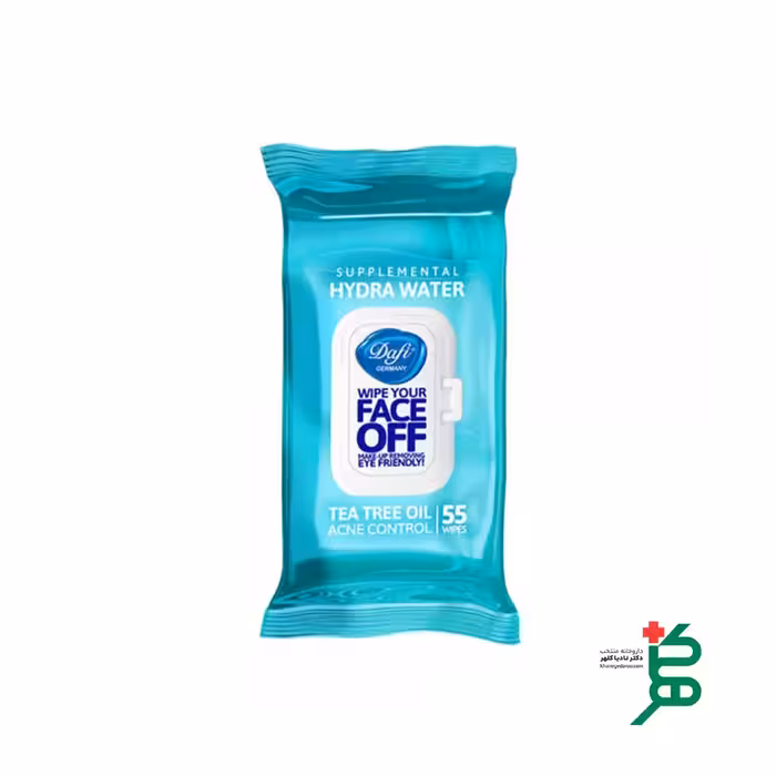دستمال مرطوب پاک کننده آرایش دافی مدل هیدرا واتر(بسته 55 عددی)