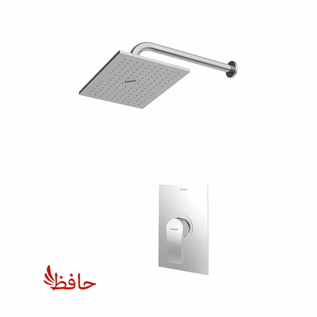 شیر حمام توکار شودر مدل رومر پلاس کروم تیپ 1