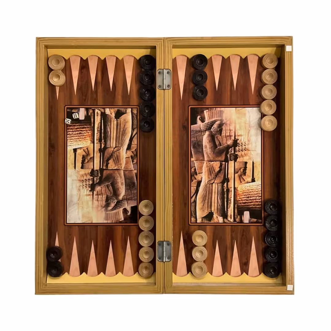 تخته نرد چاپی طرح پاسارگاد