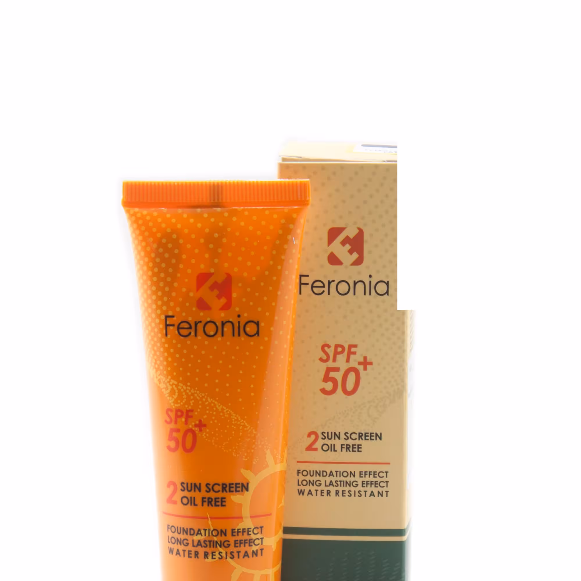 کرم ضد آفتاب فاقد چربی SPF50 بژ طبیعی فرونیا