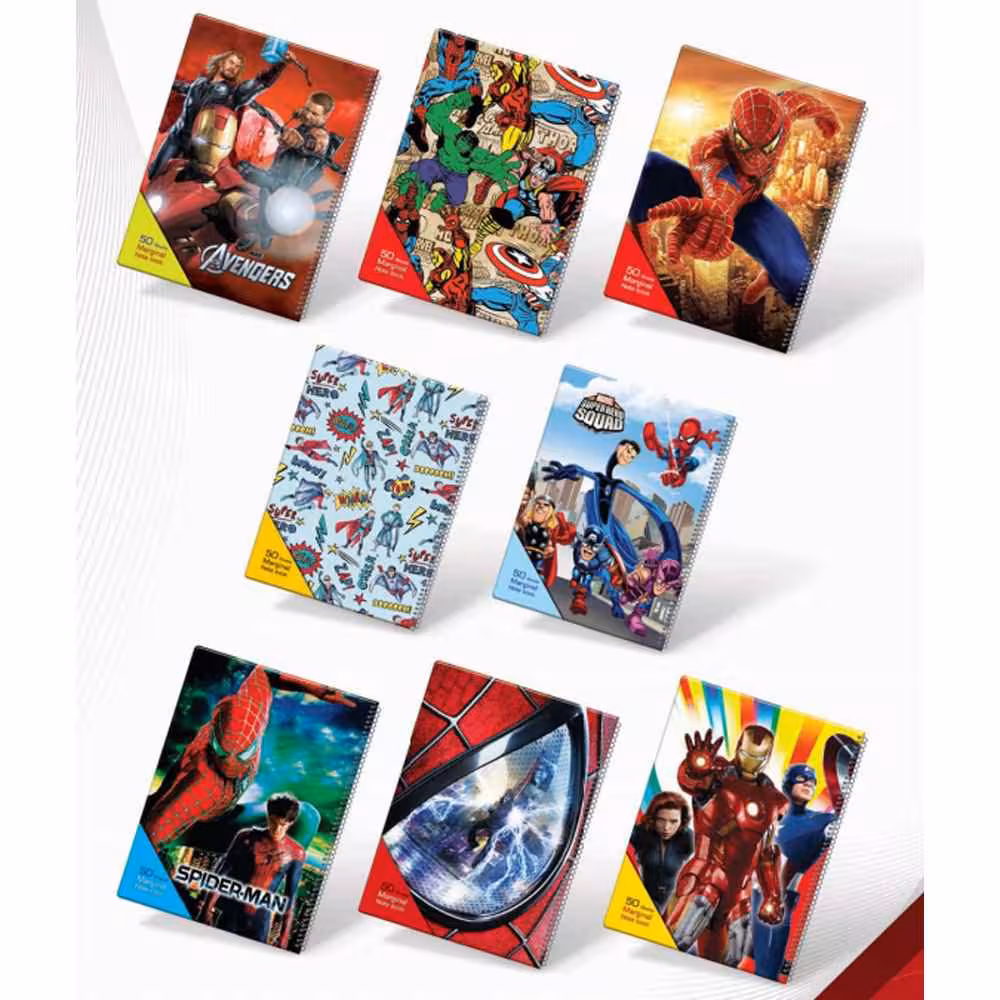 XXXدفتر50برگ سیمی مجلدفانتزی حاشیه دار عرش کد161